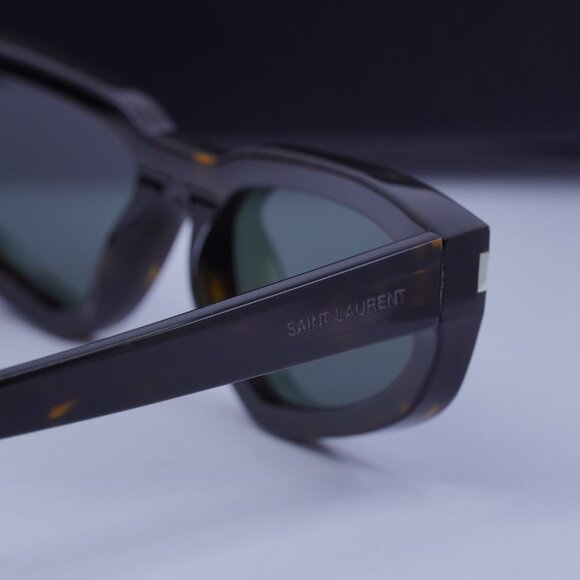 Saint Laurent SL634 NOVA 002 Cat Eye Sunglasses – Dark Havana